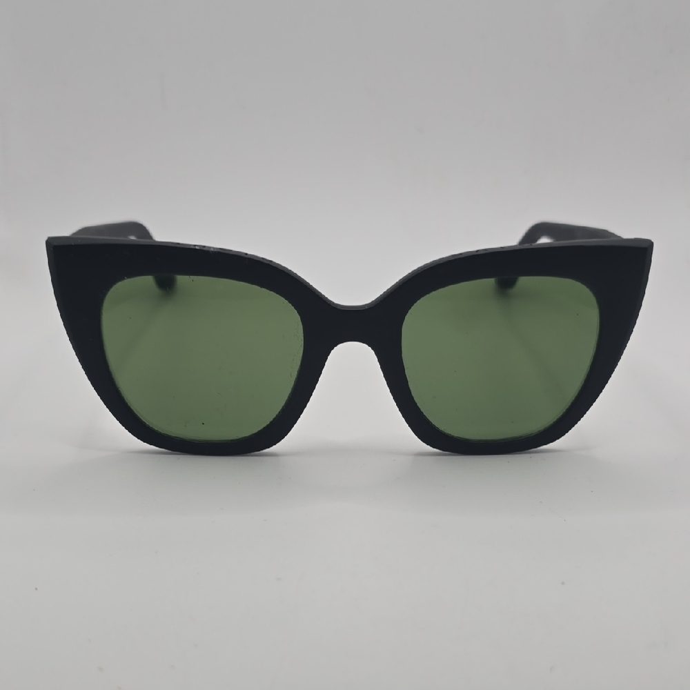 Toms Black Sunglasses with Green Lenses